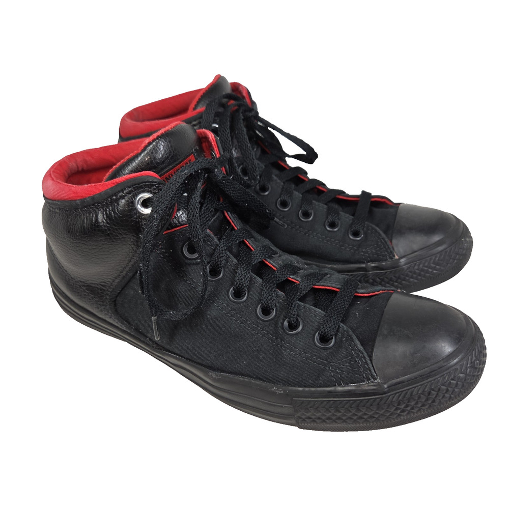 Vtg Converse Chuck Taylor All Star Black Sneakers Shoes Mens 9 Womens 11 Y2k